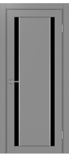 Турин_522AПП.212 молдинг алюм.хром.60  Серый (стекло: LACчерный)