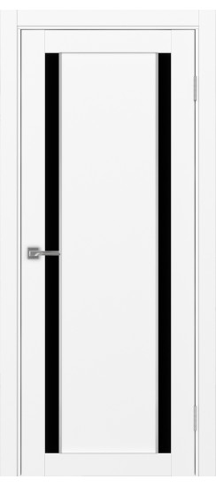 Турин_522AПП.212 молдинг алюм.хром.60  Белый снежный (стекло: LACчерный)