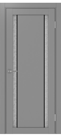 Турин_522АПС.212 молдинг алюм.чёрн.60  Серый (заполнение: Дали б. цв.)