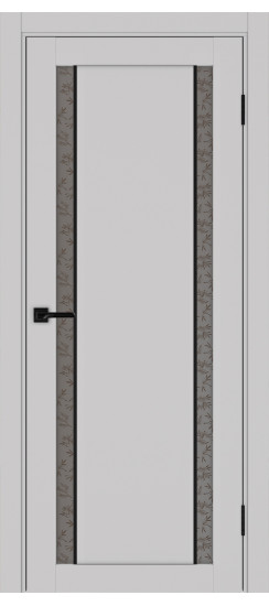 Турин_522АПС.212 молдинг алюм.чёрн.60  Пепельный (заполнение: Дали бр.)