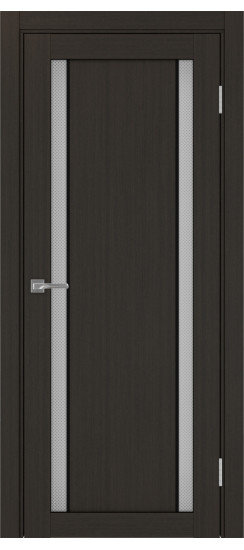 Турин_522АПС.212 молдинг алюм.чёрн.60  Венге FL (заполнение: Пунта б.цв.)