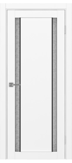 Турин_522АПС.212 молдинг алюм.чёрн.60  Белый снежный (заполнение: Дали б. цв.)