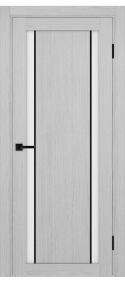 Турин_522АПС.212 молдинг алюм.чёрн.60  Дуб серый FL (заполнение: Мателюкс)