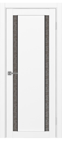 Турин_522АПС.212 молдинг алюм.чёрн.60  Белый снежный (заполнение: Дали бр.)