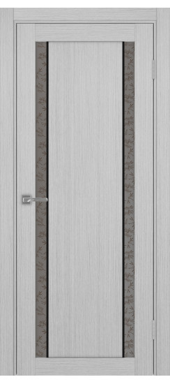 Турин_522АПС.212 молдинг алюм.чёрн.60  Дуб серый FL (заполнение: Дали бр.)