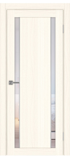 Турин_522АПС.212 молдинг алюм.хром.60  Ясень светлый (заполнение: Прозрачное)