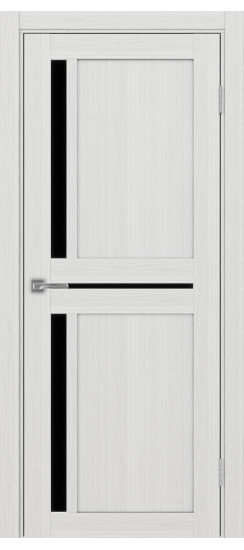 Турин_523.221.60  Ясень серебристый (стекло: LACчерный)