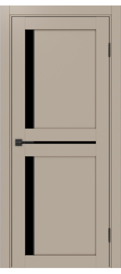 Турин_523АПП.221 молдинг алюм.чёрн.60  Мокко (стекло: LACчерный)