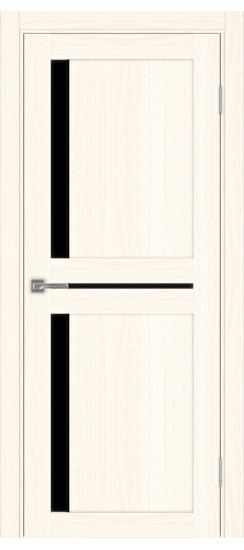 Турин_523АПП.221 молдинг алюм.чёрн.60  Ясень светлый (стекло: LACчерный)