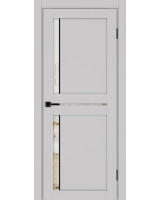 Турин_523АПП.221 молдинг алюм.чёрн. ЭКО-шпон Пепельный