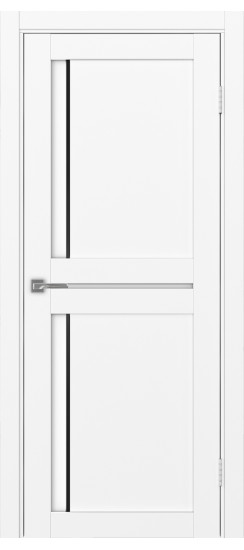 Турин_523АПП.221 молдинг алюм.чёрн.60  Белый снежный (стекло: LACбелый)