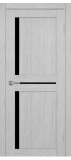 Турин_523АПП.221 молдинг алюм.хром.60  Дуб серый FL (стекло: LACчерный)