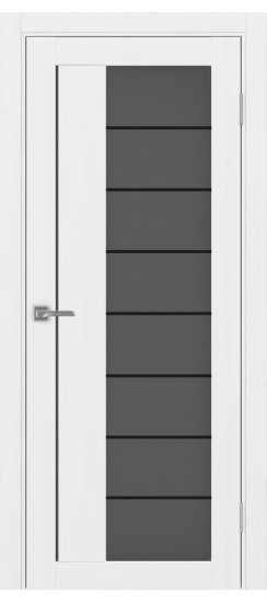 Турин_524АСС.22 молдинг алюм.чёрн.60  Белый лёд (заполнение: Графит матовое)