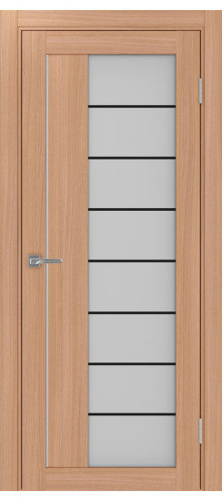 Турин_524АСС.22 молдинг алюм.чёрн.60  Ясень тёмный (заполнение: Мателюкс)