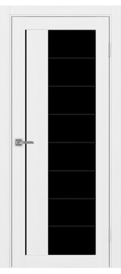 Турин_524АСС.22 молдинг алюм.чёрн.60  Белый лёд (стекло: LACчерный)