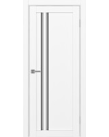 Турин_525АПС.121 молдинг алюм.чёрн. ЭКО-шпон Белый снежный