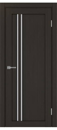 Турин_525АПС.121 молдинг алюм.чёрн.60  Венге FL (заполнение: Мателюкс)