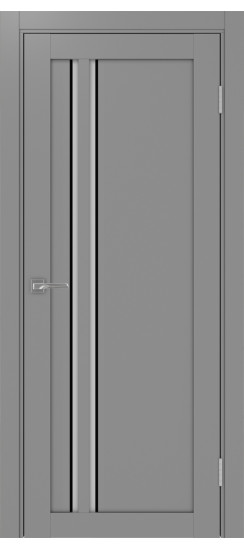 Турин_525АПС.121 молдинг алюм.чёрн.60  Серый (заполнение: Мателюкс)