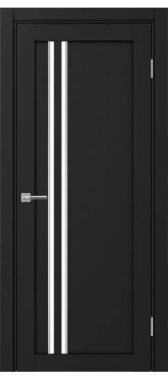 Турин_525АПС.121 молдинг алюм.хром.60  Антрацит (стекло: LACбелый)