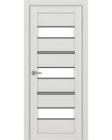 Турин_526АППmax.122 молдинг алюм.чёрн. ЭКО-шпон Ясень серебристый