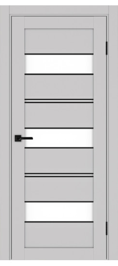 Турин_526АППmax.122 молдинг алюм.чёрн.40  Пепельный (стекло: LACбелый)