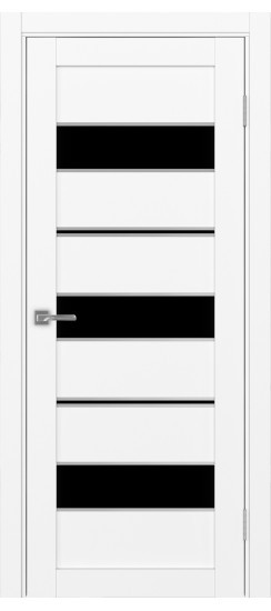 Турин_526АППmax.122 молдинг алюм.хром.40  Белый снежный (стекло: LACчерный)