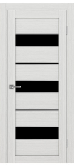 Турин_526АППmax.122 молдинг алюм.хром.40  Ясень серебристый (стекло: LACчерный)