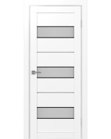 Турин_526АПС.122 молдинг алюм.чёрн. ЭКО-шпон Белый снежный