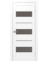 Турин_526АПС.122 молдинг алюм.чёрн. ЭКО-шпон Белый снежный