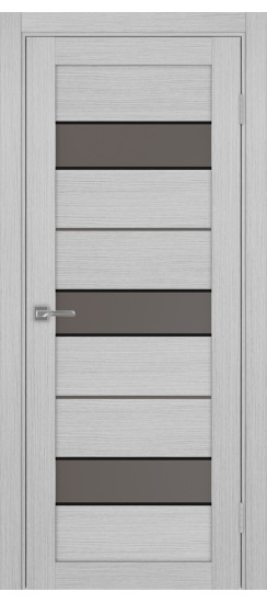 Турин_526АПС.122 молдинг алюм.чёрн.40  Дуб серый FL (заполнение: Бронза матовое)