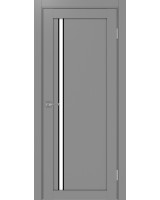 Турин_527АПС.121 молдинг алюм.чёрн. ЭКО-шпон Серый