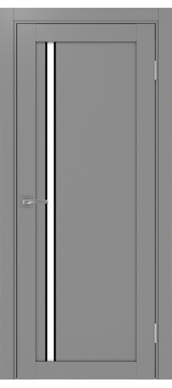 Турин_527АПС.121 молдинг алюм.чёрн.35  Серый (стекло: LACбелый)