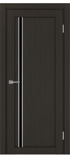 Турин_527АПС.121 молдинг алюм.хром.35  Венге FL (стекло: LACчерный)