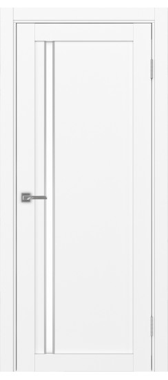 Турин_527АПС.121 молдинг алюм.хром.35  Белый снежный (стекло: LACбелый)