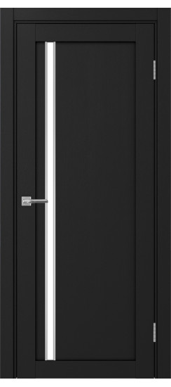 Турин_527АПС.121 молдинг алюм.хром.35  Антрацит (стекло: LACбелый)