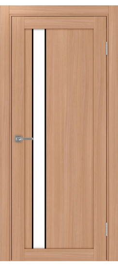 Турин_528AПП.121 молдинг алюм.чёрн.60  Ясень тёмный (стекло: LACбелый)