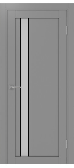 Турин_528AПС.121 молдинг алюм.чёрн.60  Серый (заполнение: Мателюкс)