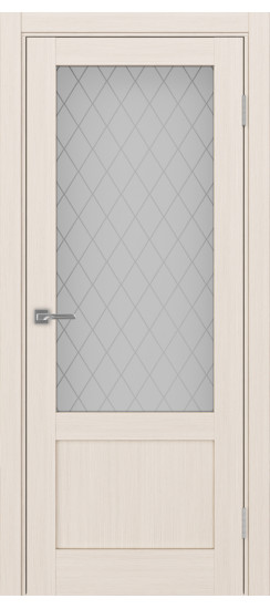 Турин_540ПФ.21.35  Ясень перламутровый (заполнение: Кристалл б.цв)