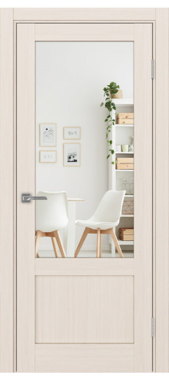 Турин_540ПФ.21.35  Ясень перламутровый (стекло: Зеркало/Зеркало)