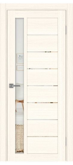 Турин_554.21.60  Ясень светлый (стекло: Зеркало)