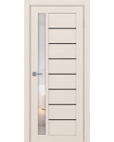 Турин_554АПП.21 молдинг алюм.чёрн. ЭКО-шпон Ясень перламутровый