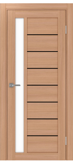 Турин_554АПП.21 молдинг алюм.чёрн.60  Ясень тёмный (стекло: LACбелый)