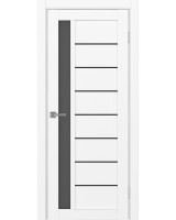 Турин_554АПП.21 молдинг алюм.чёрн. ЭКО-шпон Белый снежный