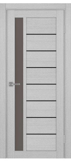 Турин_554АПП.21 молдинг алюм.чёрн.60  Дуб серый FL (заполнение: Бронза матовое)