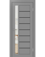 Турин_554АПП.21 молдинг алюм.чёрн. ЭКО-шпон Серый