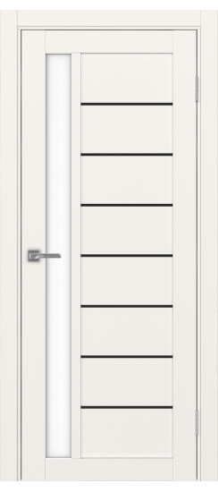 Турин_554АПП.21 молдинг алюм.чёрн.60  Бежевый (стекло: LACбелый)