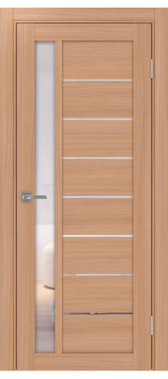 Турин_554АПП.21 молдинг алюм.чёрн.60  Ясень тёмный (заполнение: Прозрачное)