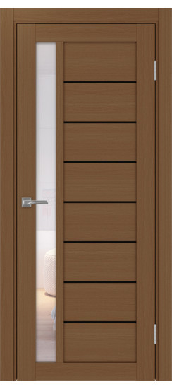 Турин_554АПП.21 молдинг алюм.чёрн.60  Орех NL (заполнение: Прозрачное)