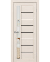 Турин_554АПП.21 молдинг алюм.чёрн. ЭКО-шпон Ясень перламутровый