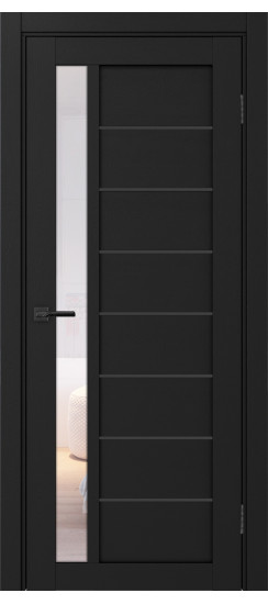 Турин_554АПП.21 молдинг алюм.чёрн.60  Антрацит (заполнение: Прозрачное)